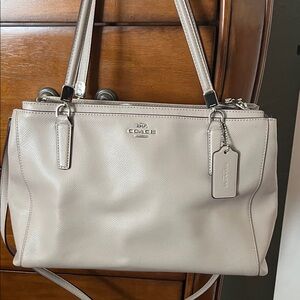 Coach Beige Shoulder Bag